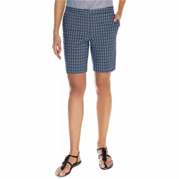 Mario Serrani Pants - Mario Serrani Sz 2 Bermuda Shorts Comfort Blue
